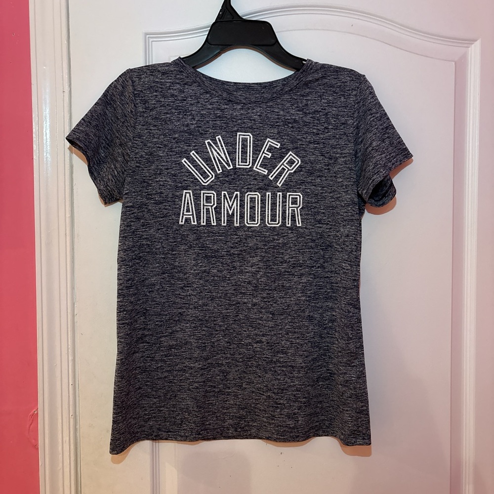 Under Armour Heathered Black Tee